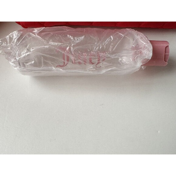 Juicy Couture Travel Red Cosmetic Set Includes 2 Bag & 1 Toiletry Bottle NWT - Picture 4 of 15